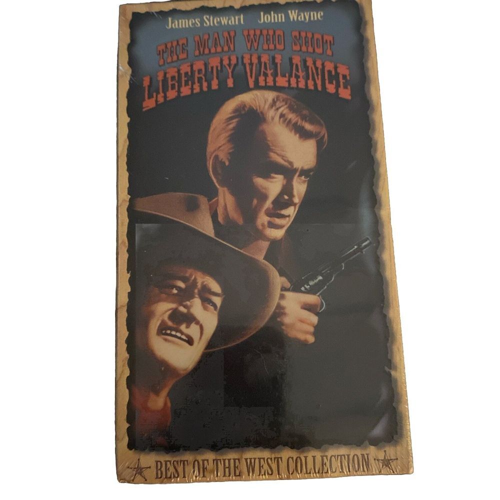 The Man Who Shot Liberty Valance (VHS) James Stewart, John Wayne - NEW & SEALED‎